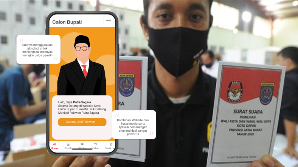 Mau Buat Website Profile Calon Bupati, Walikota dan Gubernur Plus Dapat Aplikasi Android? di CalonID!